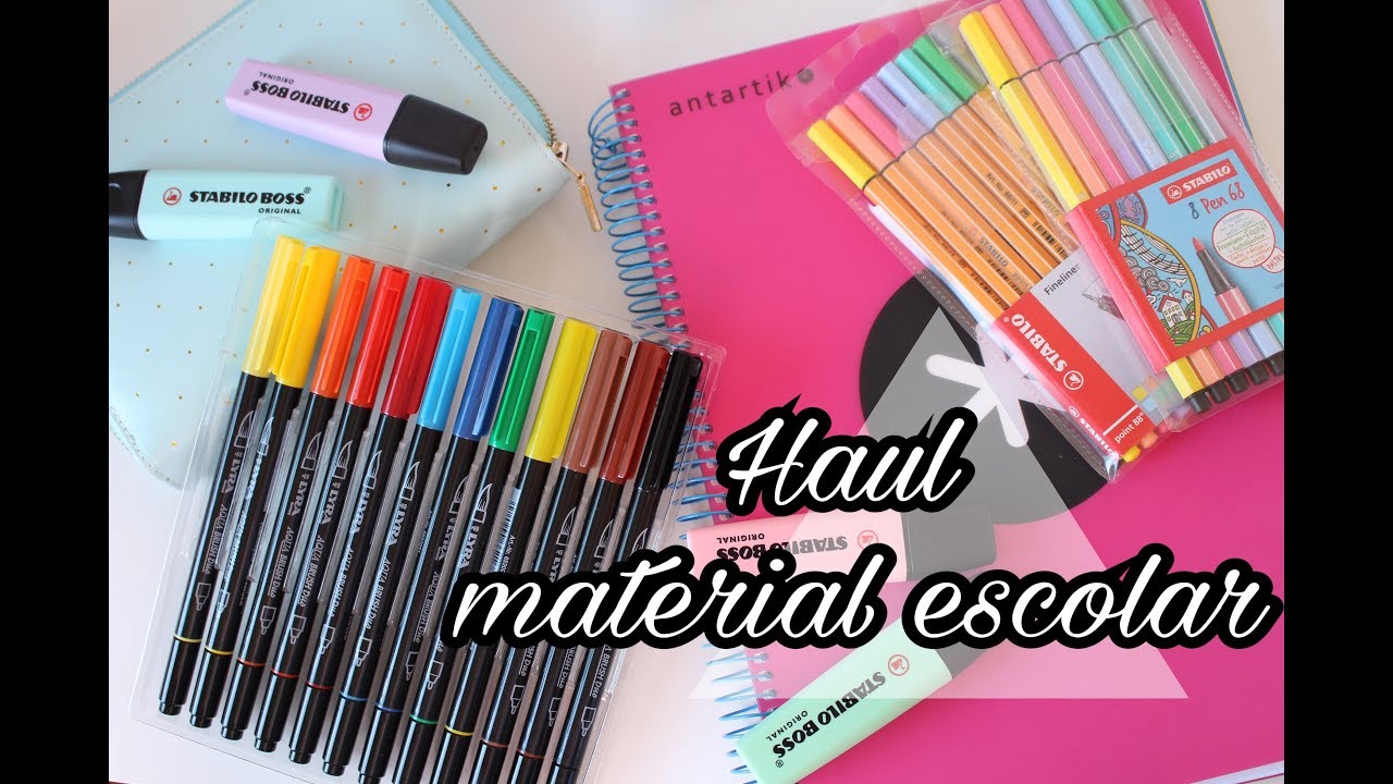 HAUL Vuelta a clase -  mis imprescindibles - material escolar l Misspetitep