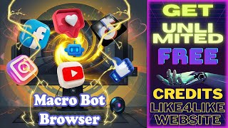 Like4Like Bot Macro Bot Software ( Free Unlimited Credits ) screenshot 4