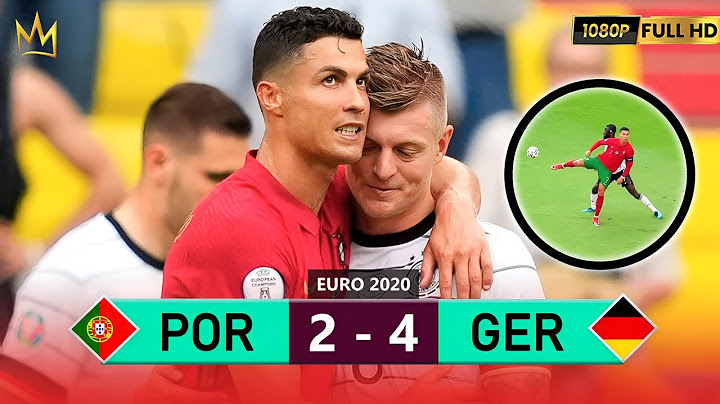 RONALDO AND KROOS MEET AGAIN AT EURO 2020 AND PROVIDE A SHOW