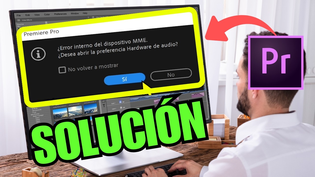 📢 Cómo Arreglar el Error Interno de Dispositivo MME en Premiere Pro