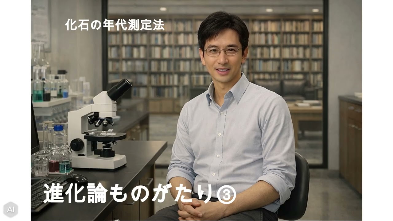 化石の年代測定法　進化論ものがたり③