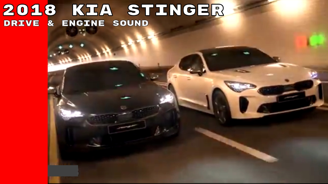 2018 Kia Stinger Drive & Engine Sound - YouTube