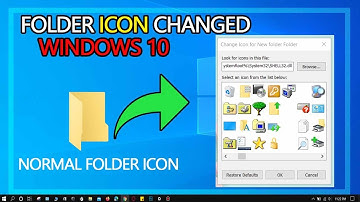 HOW TO CHANGE WINDOWS 10 FOLDER ICON