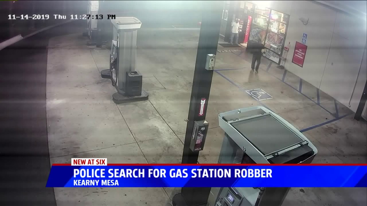 Police Search For Gas Station Robber - YouTube