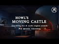 No music dreamy night in howls moving castle studio ghibli asmr ambience