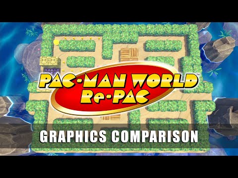 PAC-MAN WORLD Re-PAC: Graphics Comparison - Areas 1 & 2