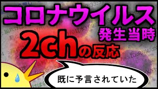 新型コロナウイルス最初の報道に対する2chの反応を見た