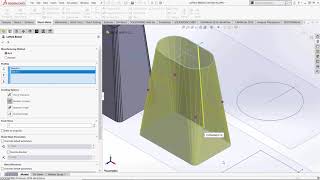 SOLIDWORKS  Lofted Bend Feature