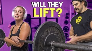 MAKING STRANGERS ZERCHER SQUAT IN PUBLIC GYM