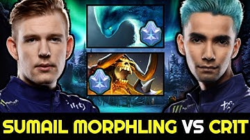 SUMAIL vs CR1T — Blink Dagger Morphling vs Blink Dagger Clinkz 7.29 Dota 2