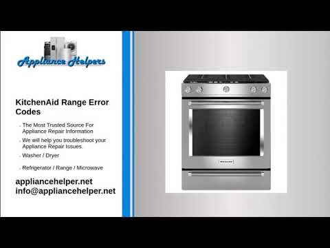 Kitchenaid Range Error Codes You