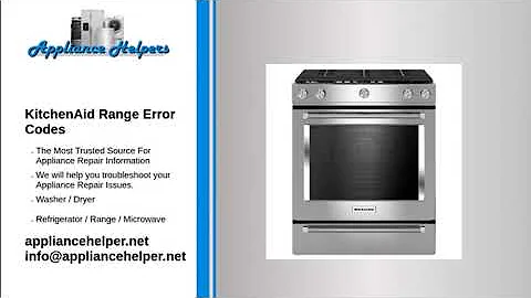 KitchenAid Range Error Codes
