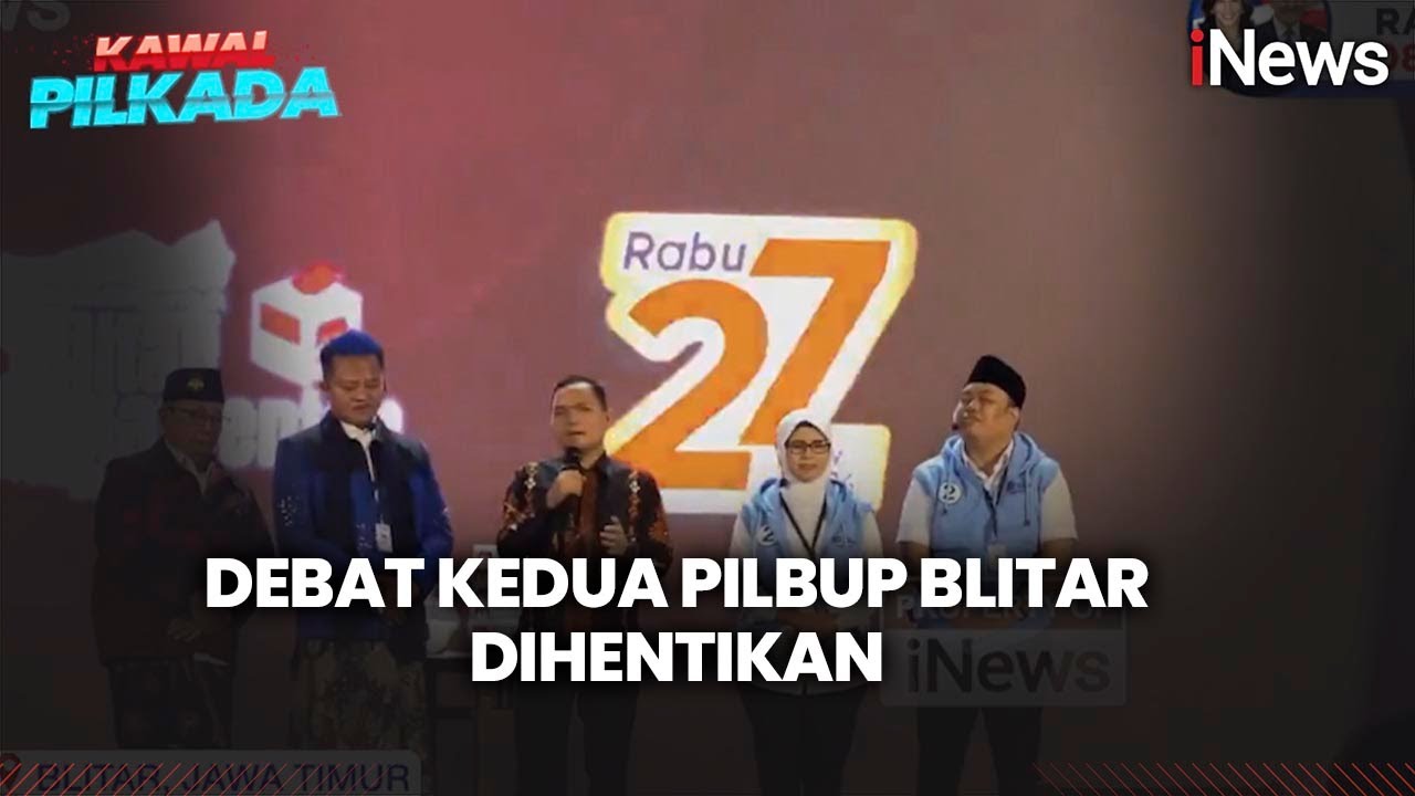 Diduga Gegara Contekan, Debat Pilbup Blitar Dihentikan - Kawal Pilkada 05/11