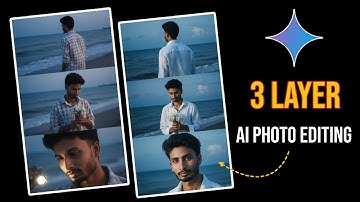 Google Gemini  3 Layer Ai Photo Editing Prompt | Instagram Trending Snowfall Ai Photo Editing 