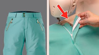 How to sew a fly front zipper/ invisible zipper easily and simply!