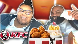 KFC 3 PIECE DINNER W/ MASH POTATOES & TACO BELL NACHO BOX CARBANG| PR GANG