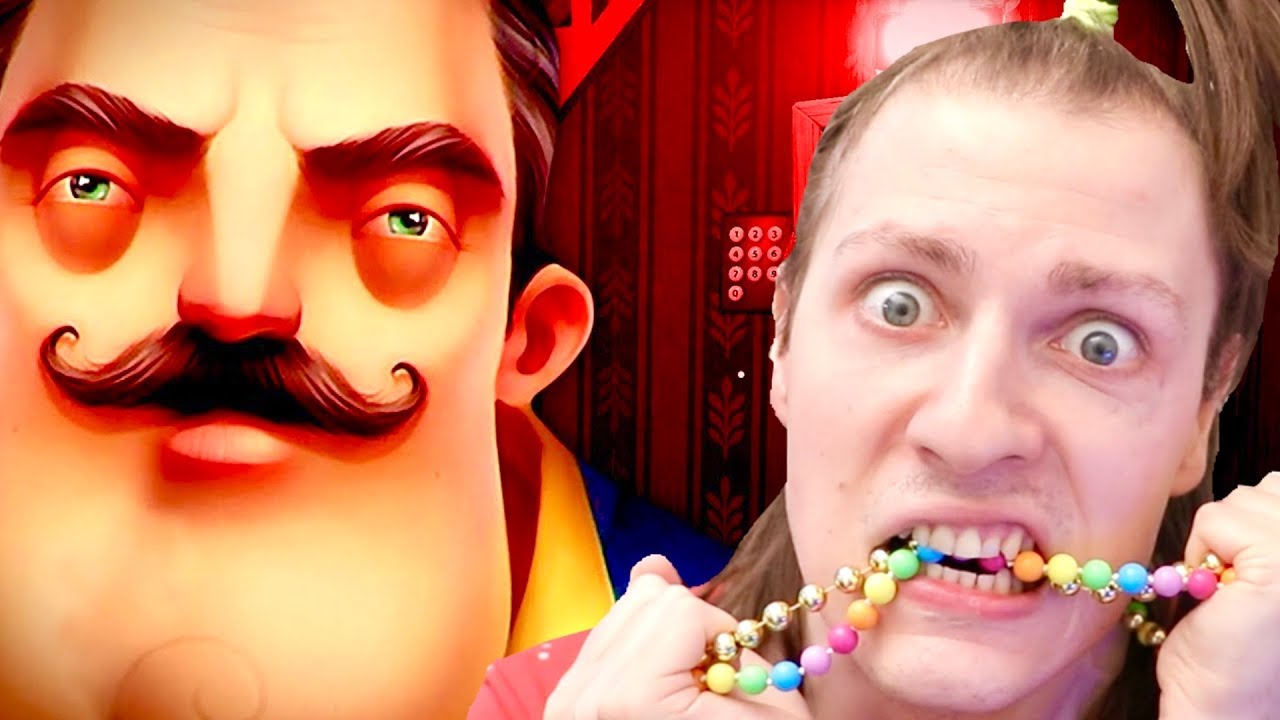 JE RETOURNE CHEZ MON VOISIN PSYCHOPATHE ! HELLO NEIGHBOR ACT 1 NADEGE