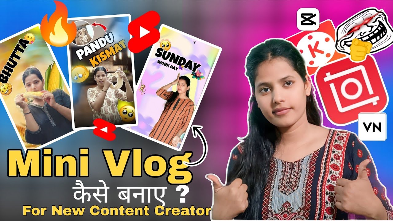 Mini vlog कैसे बनाते है ? How To Make Mini Vlog ? Mini Vlog Edit Kaise ...