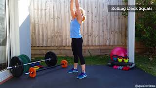 Rolling Deck Squats