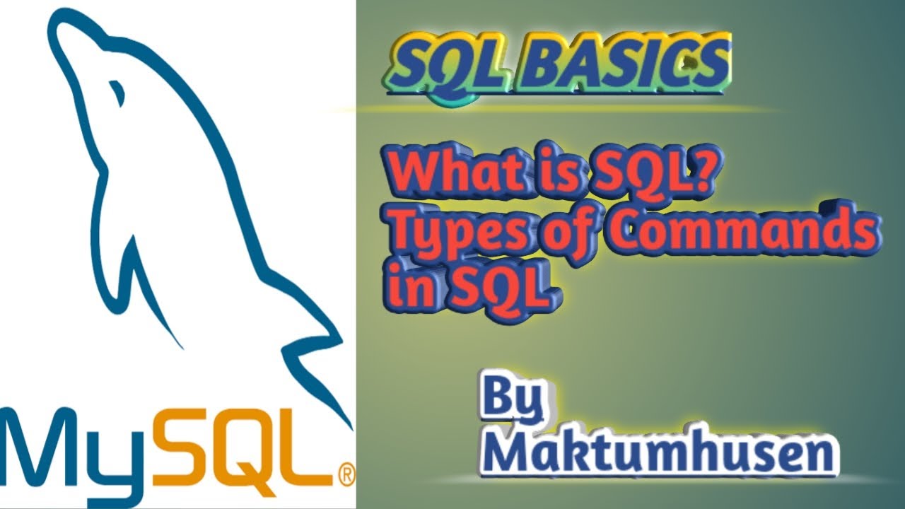 SQL Basics part 1 - YouTube
