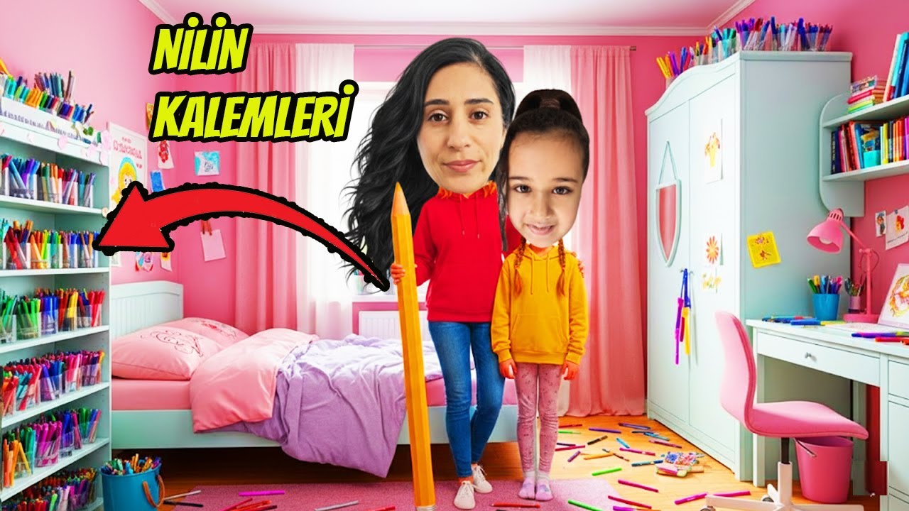 NİL ODASINDA Kİ KALEMLERİ DÜZENLEDİ ANNESİ ŞAŞIRDI