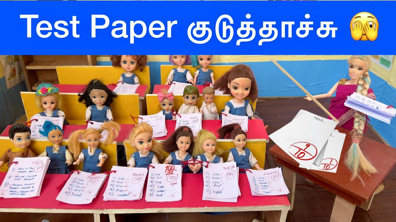 வசந்த காலம் Episode - 316 | Test Paper 📝 Distribution in Barbie Show | Classic Barbie Show