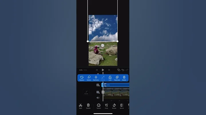 Split Timelapse Tutorial vn video editor #shorts #vn