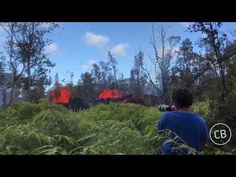 Lava Activity In Leilani Estates On Hawaii's Big Island