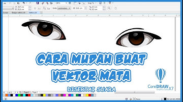 tutorial vektor mata coreldraw - vector art