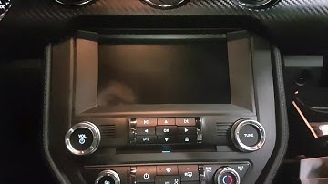 Installation Replacing 4.2" Ford Mustang screen to 8" to add navigation and backup camera