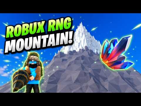 I Spent $ROBUX on an RNG Mountain and it was INSANE! (Mine A Mountain)