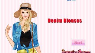 Denim Blouses- Fun Online Dress Up Fashion Games for Girls Teens screenshot 1
