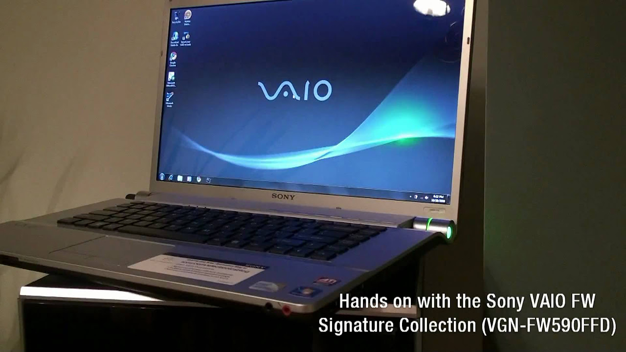 Hands-on With The Sony VAIO FW Signature Collection VGN-FW590FFD