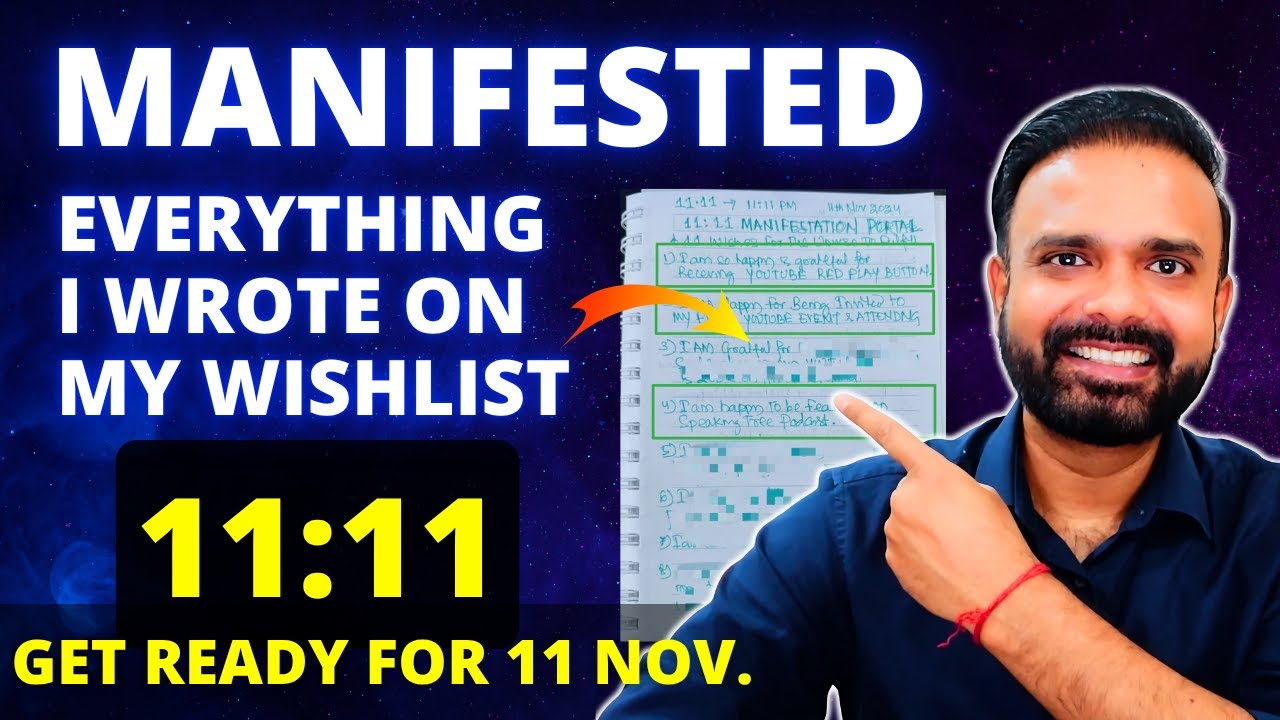 Я использовал РИТУАЛ ПРОЯВЛЕНИЯ 11:11, чтобы получить всё из своего списка желаний