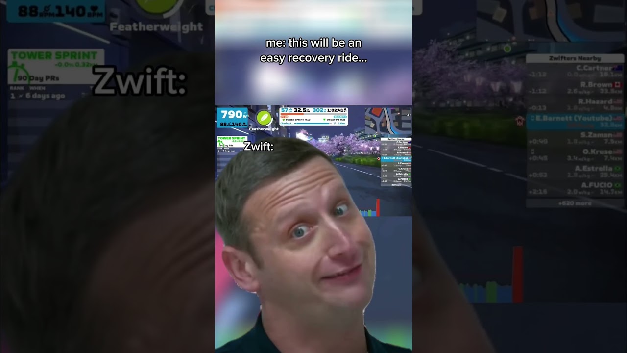 Green jersey sprints on a recovery ride - it’s a thing. 