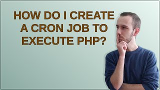Raspberrypi: How do I create a cron job to execute PHP?