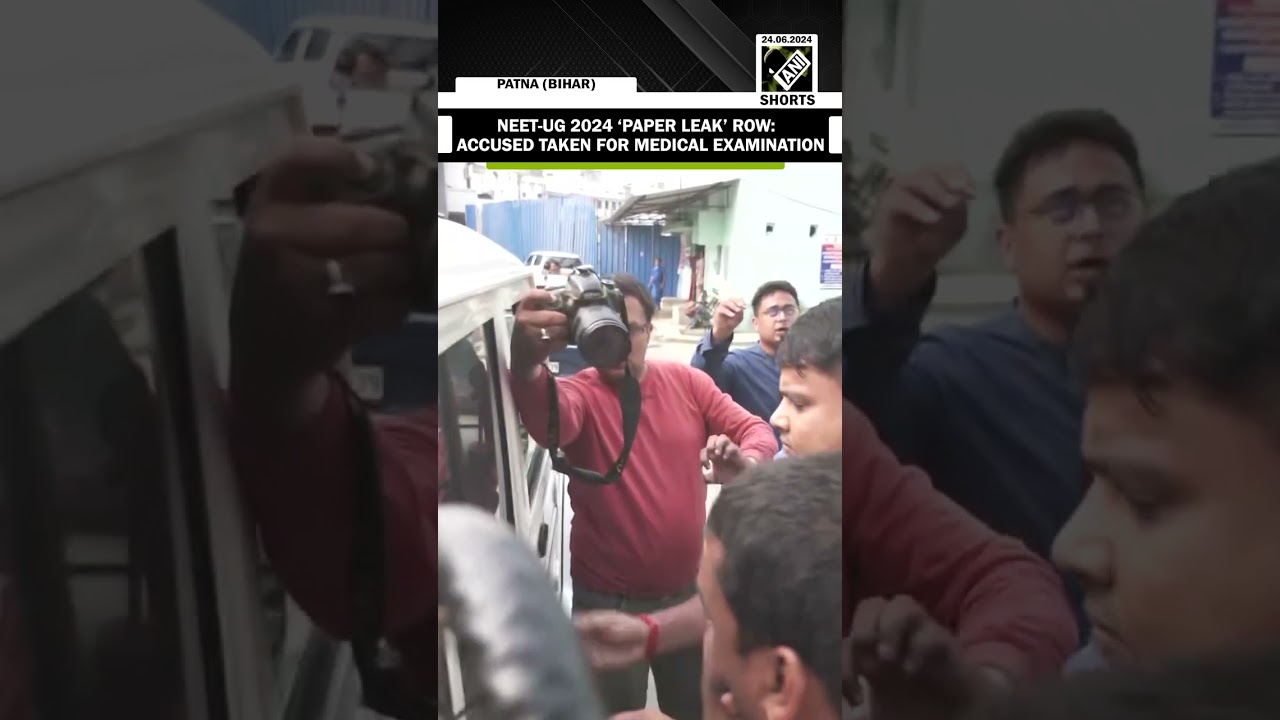 6 accused arrested in connection with NEET-UG case, being taken for medical examination in Patna