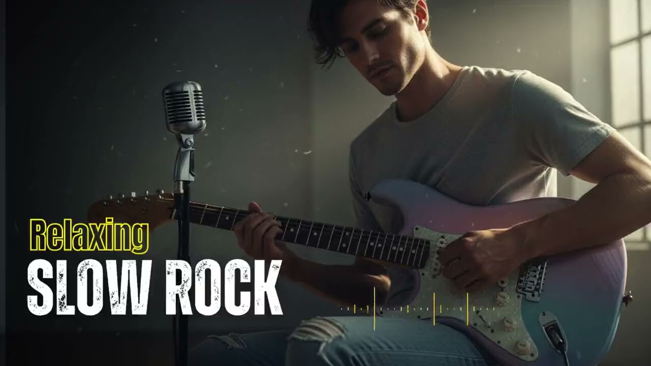 Gentle Slow Rock Music | Soft Guitar Melodies for Relaxing Moments