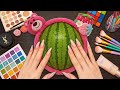 ASMR Makeup On Watermelon No Talking 