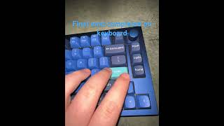Custom keyboard sound test! keychron q1 v2 with milky yellows