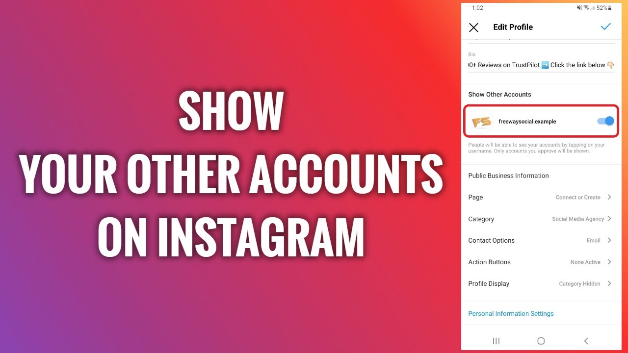 how-to-show-your-other-accounts-on-instagram-youtube