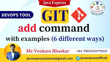 Git Tutorial 5  :  Add files in GIT
