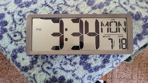 TXL Digital Wall Clock Large Display Auto DST Review, Time Has Come Today!