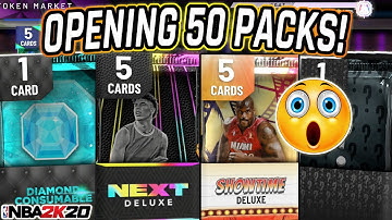 OPENING 50 PACKS IN NBA 2K20! NBA 2K20 MYTEAM TRIPLE THREAT PACK OPENING! MYSTERY PACK OPENING!