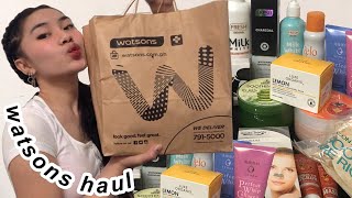 HUGE WATSONS HAUL + MY BATH ESSENTIALS | Sarah Perez