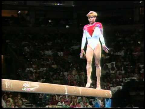 Amanda Borden - Balance Beam - 1996 Olympic Trials...