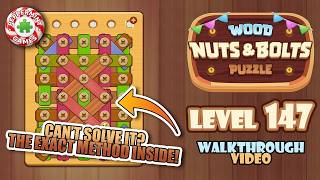 Wood Nuts & Bolts Puzzle - Level 147 Walkthrough