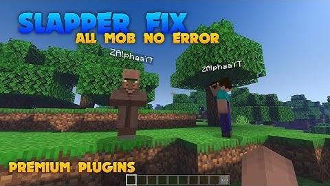 SLAPPER FIX!! Plugin slapper pocketmine fix all mob premium plugins