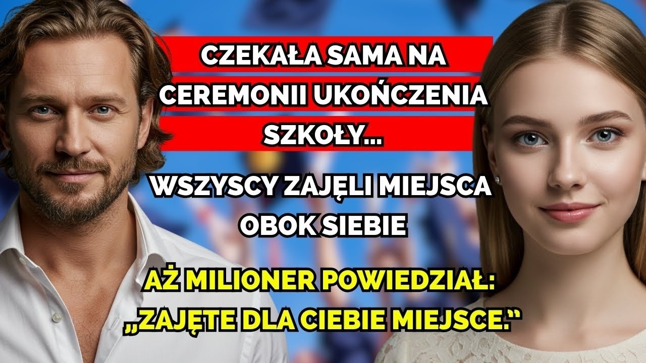 Czekała sama na ceremonii ukończenia szkoły — aż milioner powiedział „Zajęte dla ciebie miejsce.”