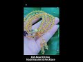 108-Bead Citrine Mala Bracelet & Necklace with Tibetan Three-Hole Guru Bead
